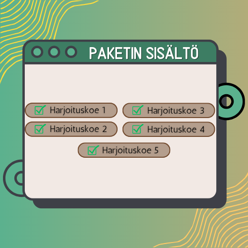 Valintakoe D | Koepaketti 5 koetta